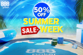 Dive into 888poker's Massive Summer Sale Week with 50% Off Buy-ins